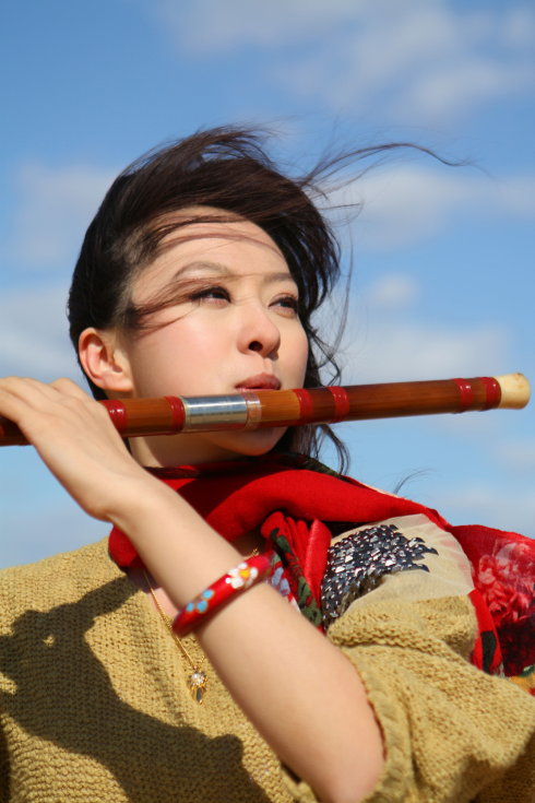 十大美女竹笛演奏家图片